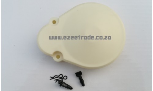 Nylon colored Spur Gear Cover WHITE | Rovan Sports